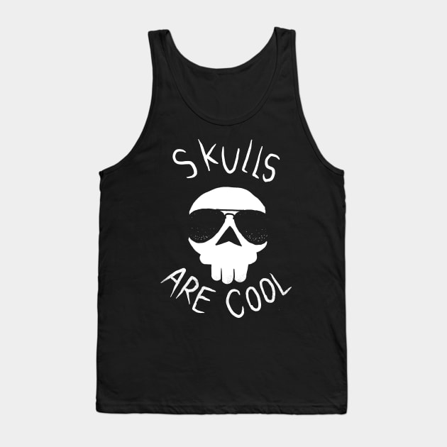 skulls are cool Tank Top by jonah block